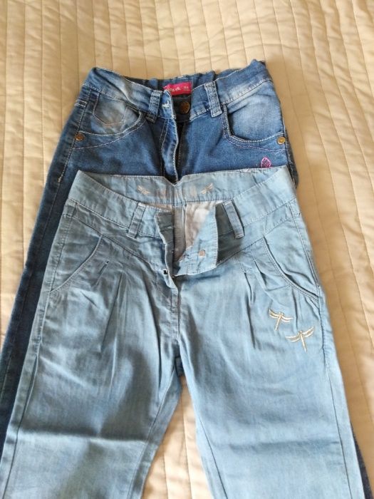 Spodnie jeansowe dla dziewczynki rozm. 104