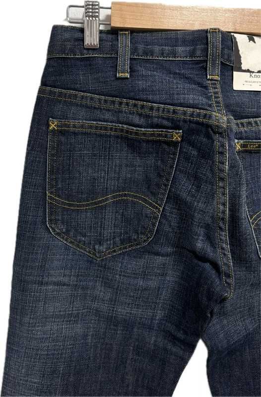 Lee Knox W29 L32 – jeansy męskie, straight, granat, 100% bawełna