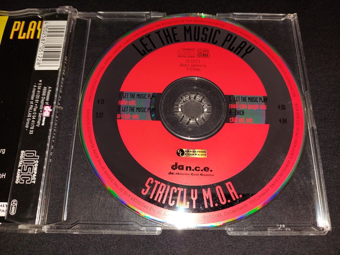 Strictly M.O.R. Let The Music Play CD 1994