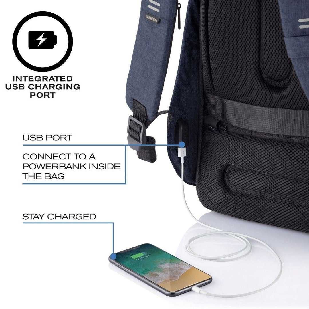 Plecak antykradzieżowy XD Design Bobby Compact zebra