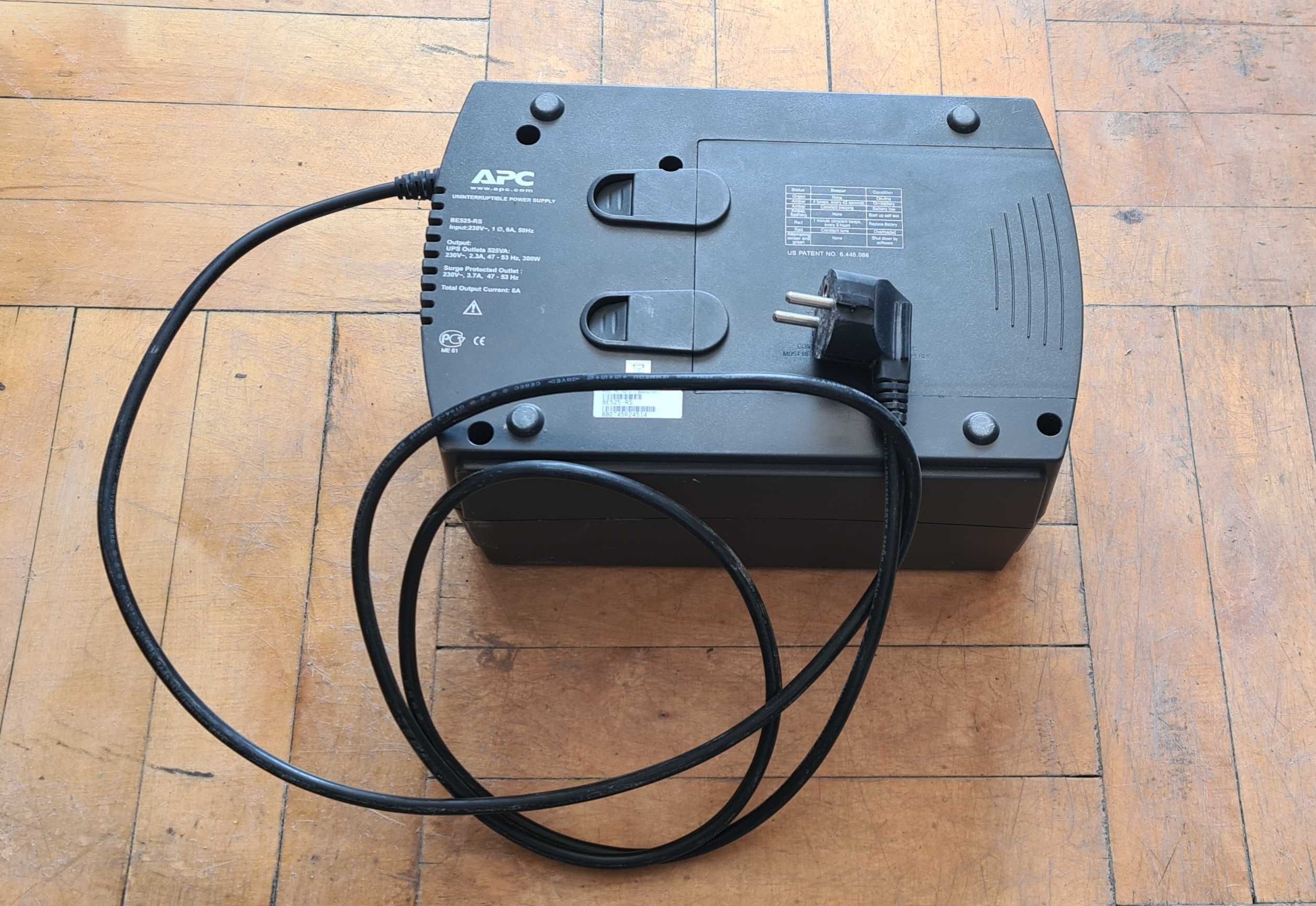ДБЖ Безперебійник UPS 525 VA / ВА APC Back-UPS ES BE525-RS
