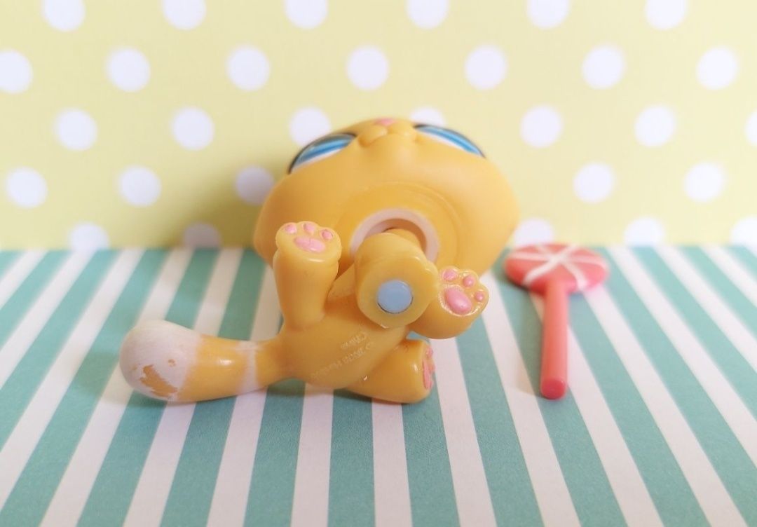Littlest Pet Shop LPS unikatowy kot Tabby #349