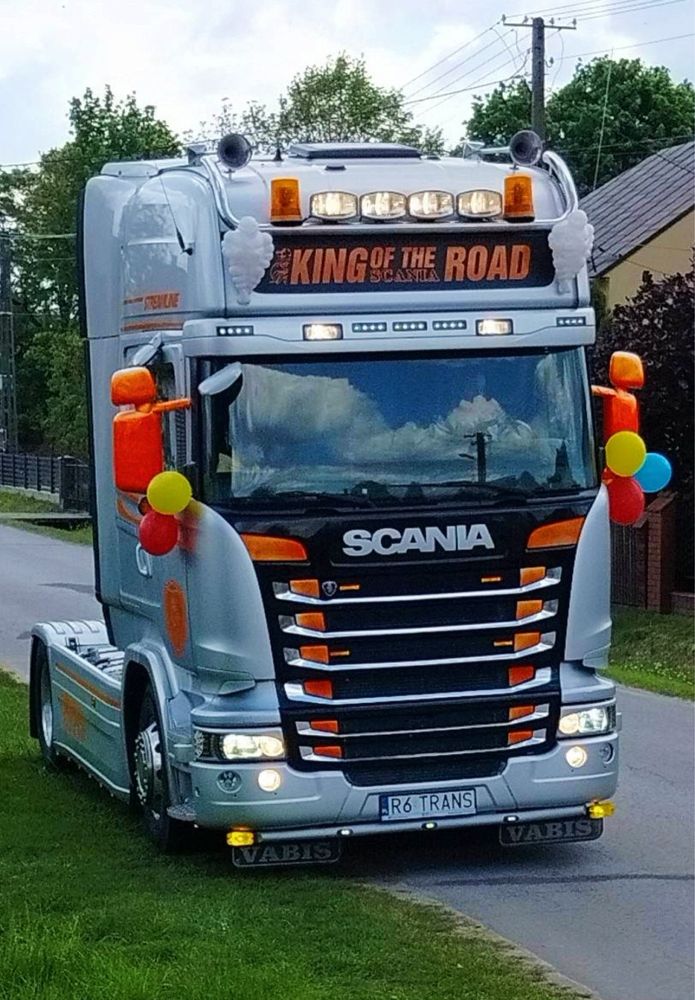 Scania R490  2014r hydraulika ruchoma podloga