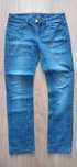 Massimo Dutti 28 granatowe spodnie jeansowe prosta nogawka