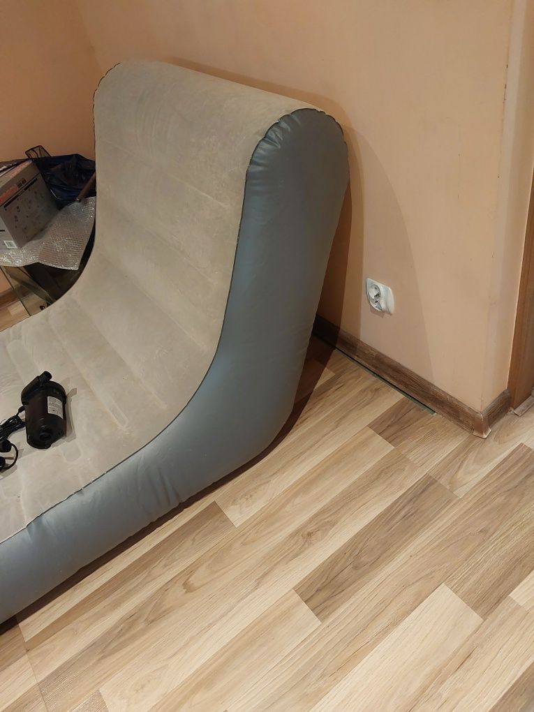 Dmuchany fotel Bestway+pompka elek.