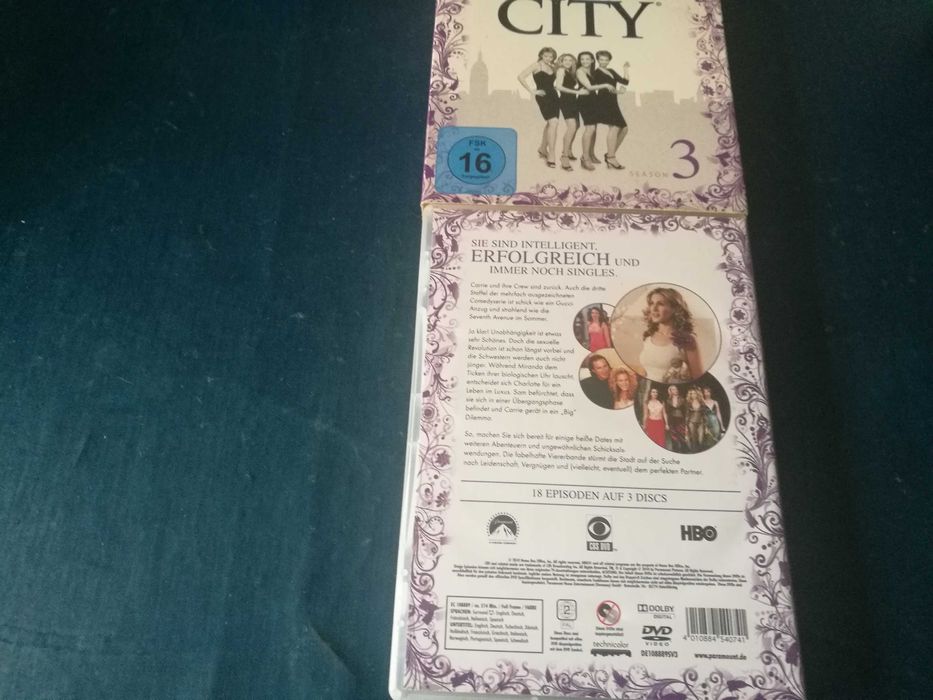 SEX AND THE CITY - SERIE 3	3XDVD (legendagem em Português)