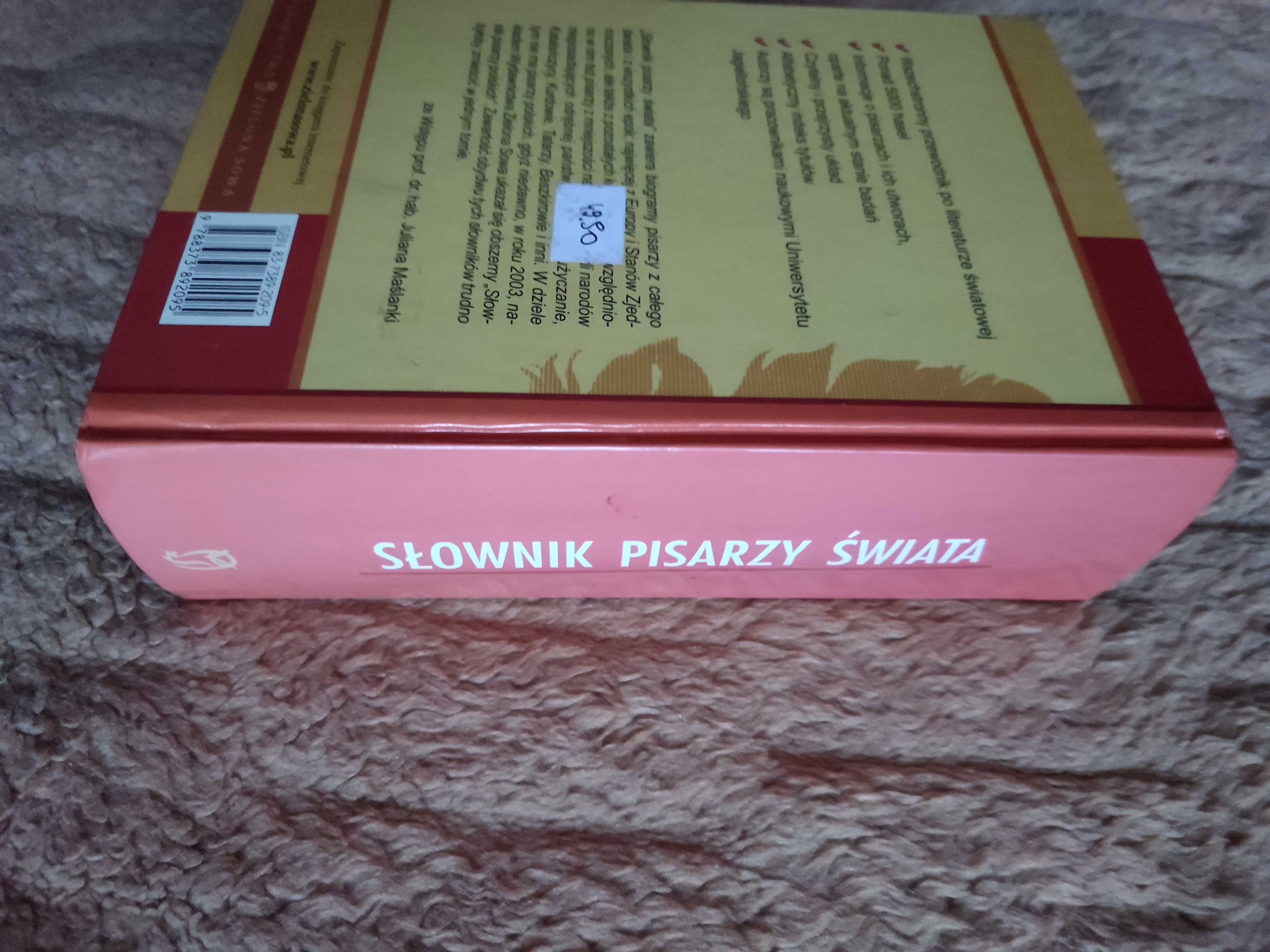 SŁOWNIK PISARZY świata NOWY! Julian Maślanka Aż 1135 stron.