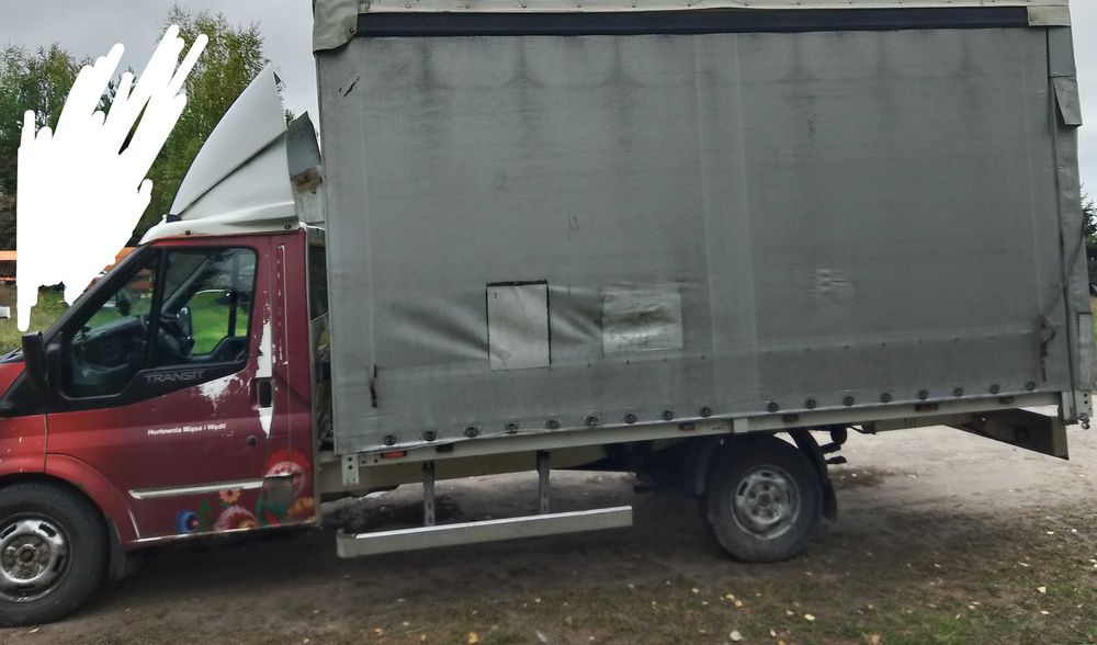 Ford transit mk7 plandeka 2008 r 2.4 244tys km