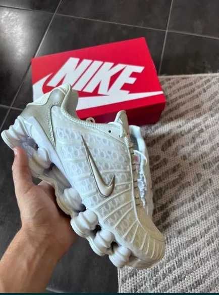 Buty meskie Mokasyny Nike_Shox_TL_White R.43