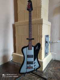 Epiphone Thunderbird bass. Silverburst.Limited edition, custom shop