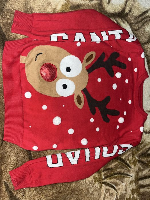 Светр новорічний 122-128