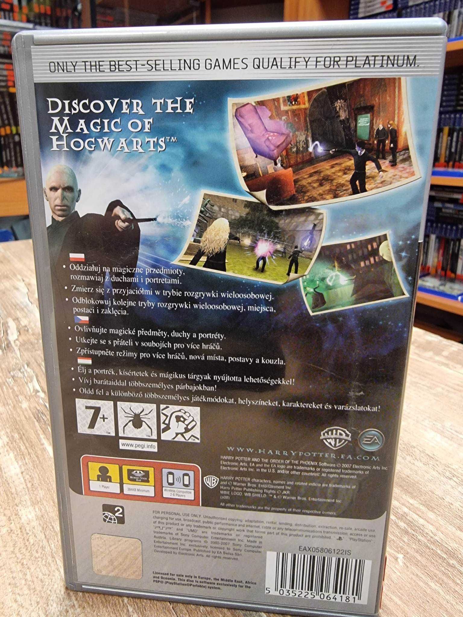 Harry Potter and the Order of the Phoenix PSP Sklep Wysyłka Wymiana