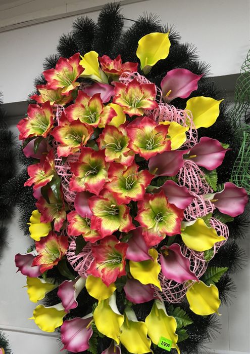 Вінок ритуальний, корзини , вінки ,ритуальна атрибутика