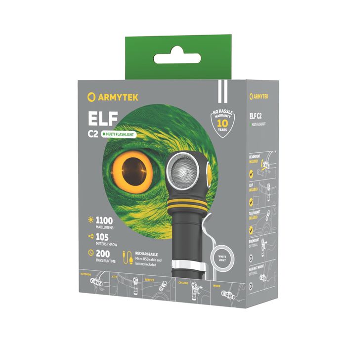 Latarka czołowa Armytek Elf C2 v2 white