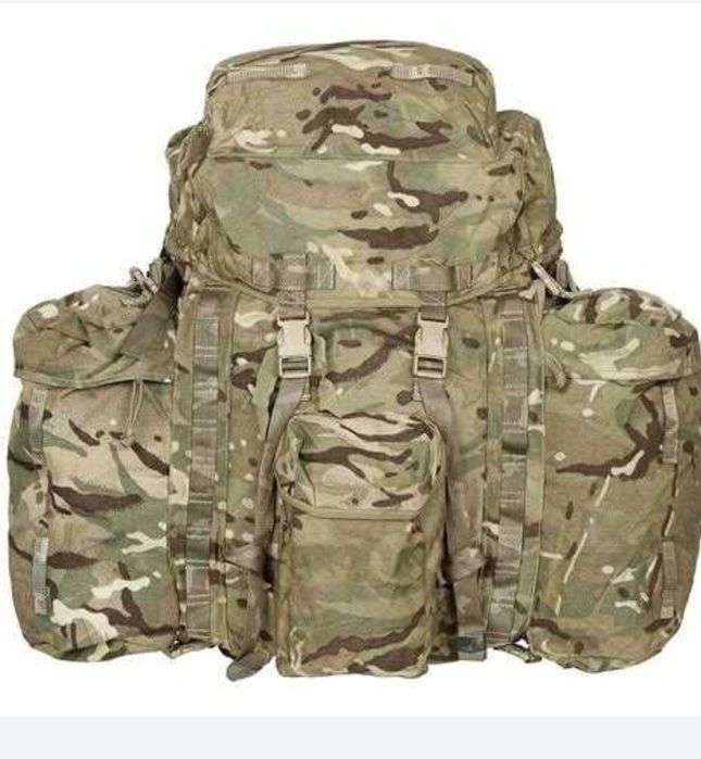 Рюкзак берген з кишенями боковими 90л Британська армія 1000 курдюра