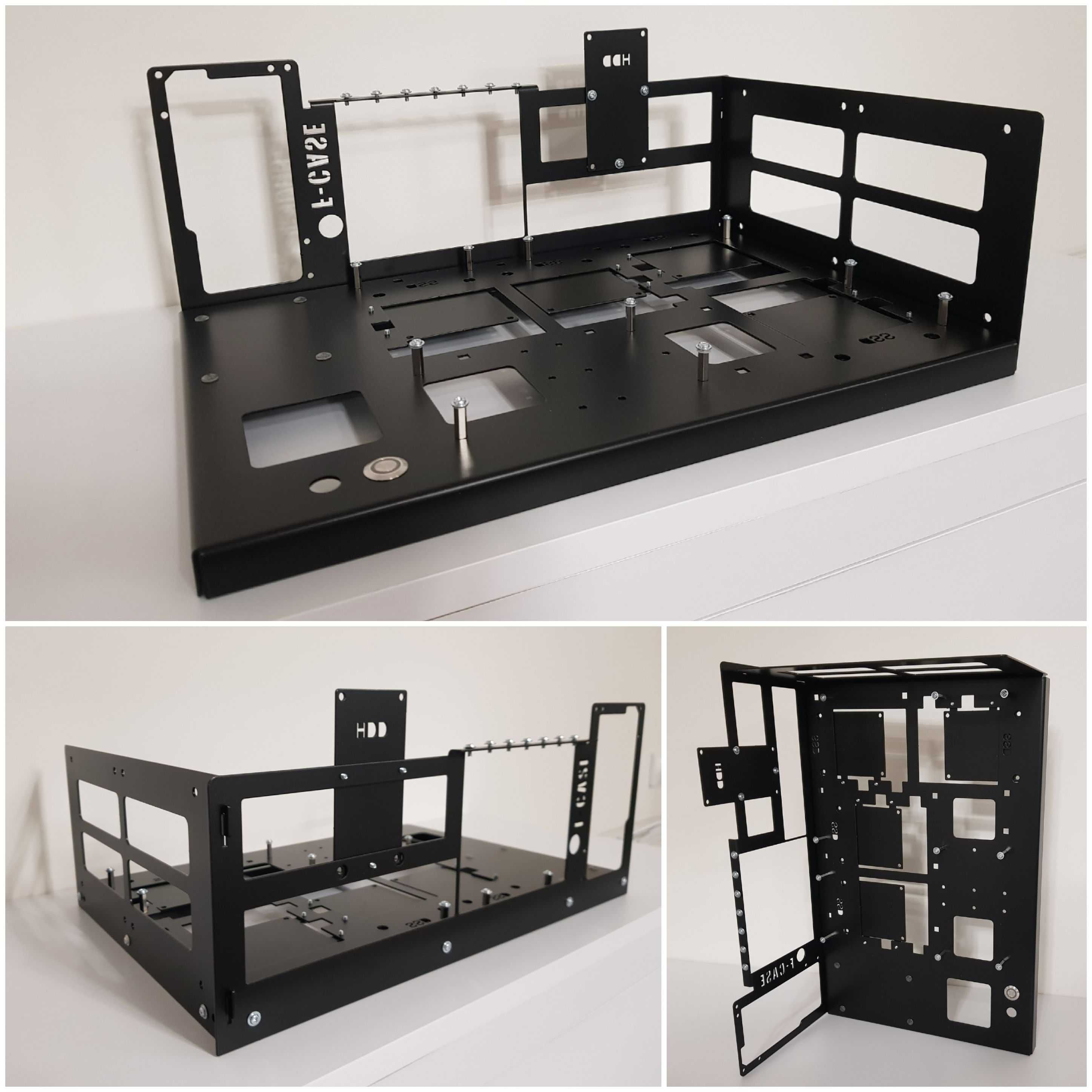 Otwarta obudowa PC- FLAT - surowa. Dostępne od ręki - test bench