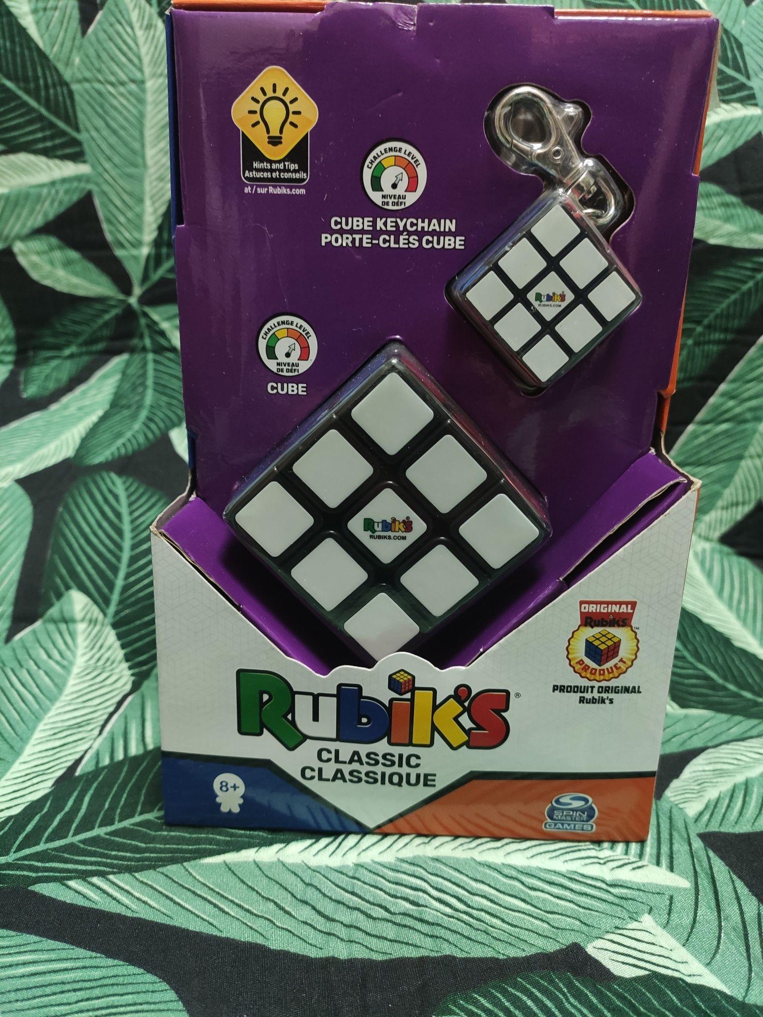 Oryginalna kostka Rubika 3x3 z brelokiem Rubik
