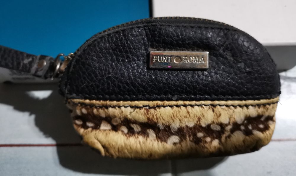 Carteira Porta Moedas Pele