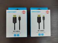 Кабель MiniDP to DP Vention 4K 2K 60Hz 21.6Gbps 2m Black