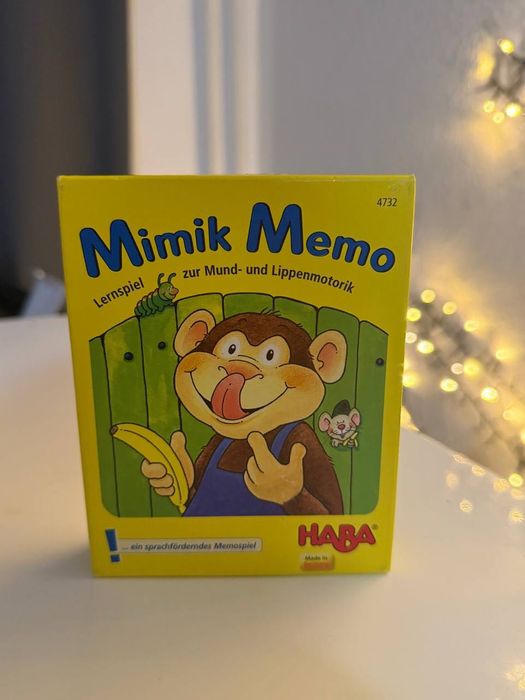Логопедична гра haba Mimik memo