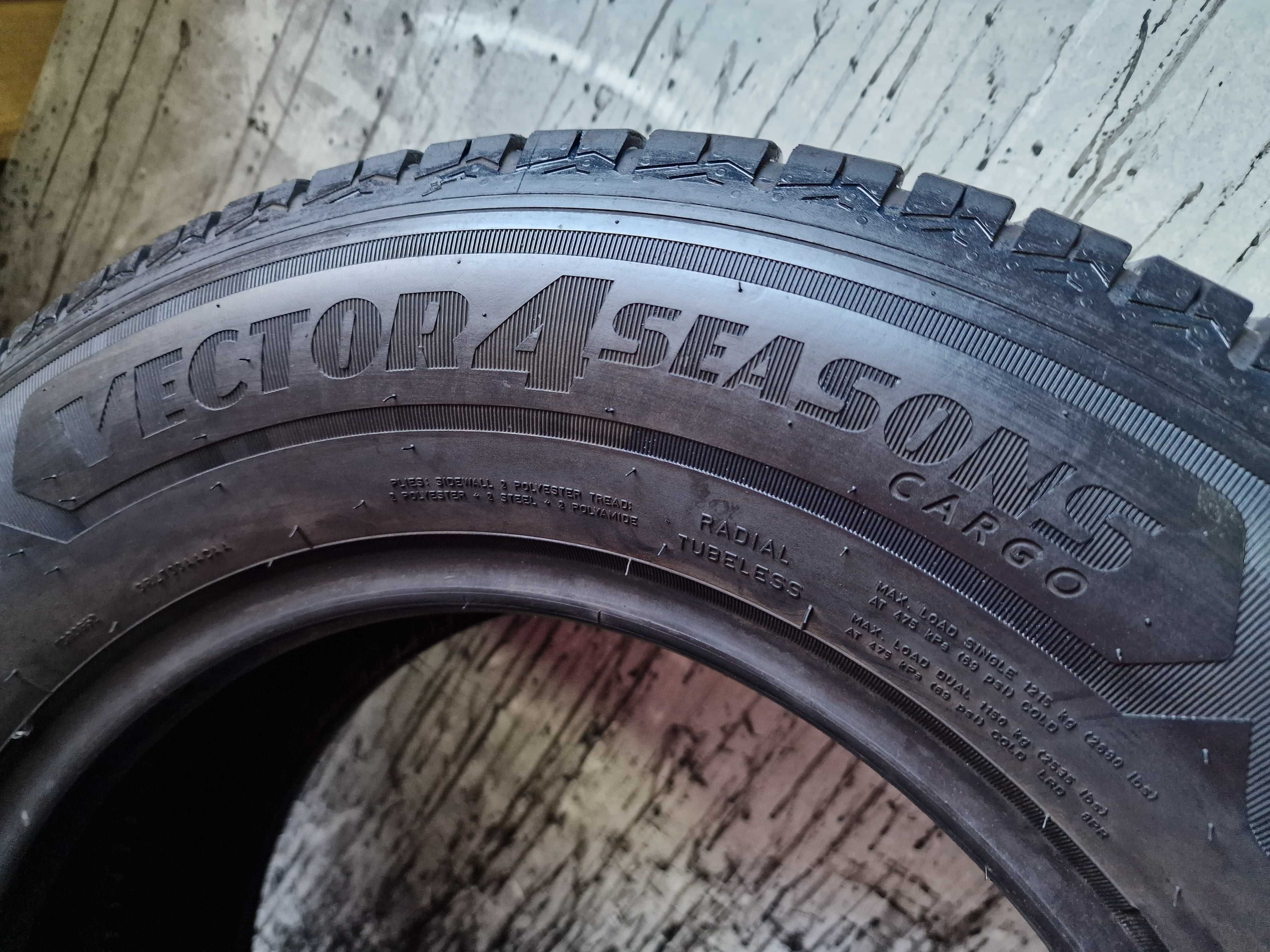 Sprzedam oponę 235/65 16" C Goodyear Vector 4 Seasons Cargo 7,5mm 22r