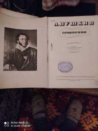 Три книги А Пушкин   1938г,М.Горький1934,Л.Н Толстой А. Каренина1924г