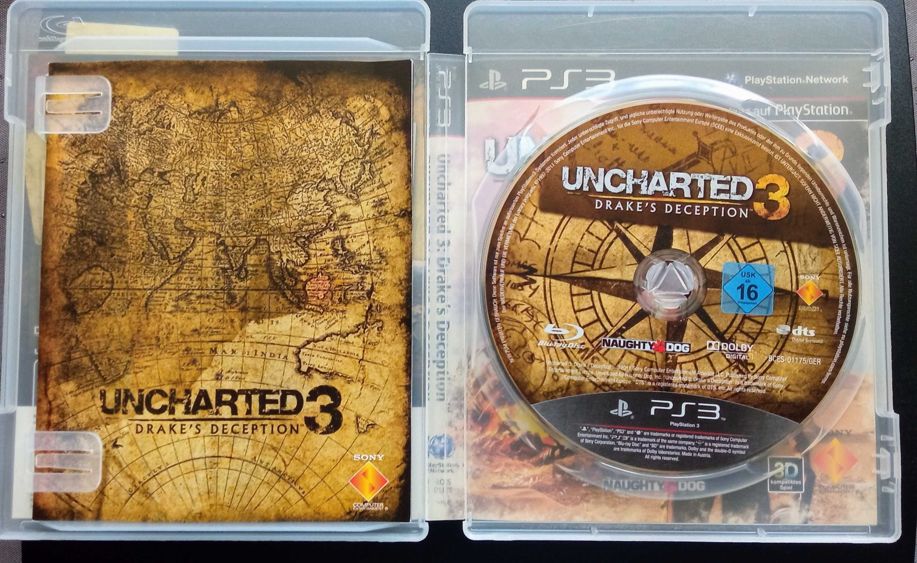 Gra PS3 -Uncharted 3 Drake's Deception- Oryginalne Opakowanie Jak Nowa