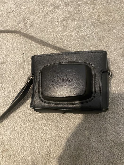 Aparat analogowy Smena z oryginalnym pokrowcem skórzanym