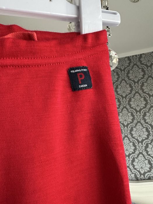 Wełniane legginsy kalesony merino getry Polarn O. Pyret 74 80cm