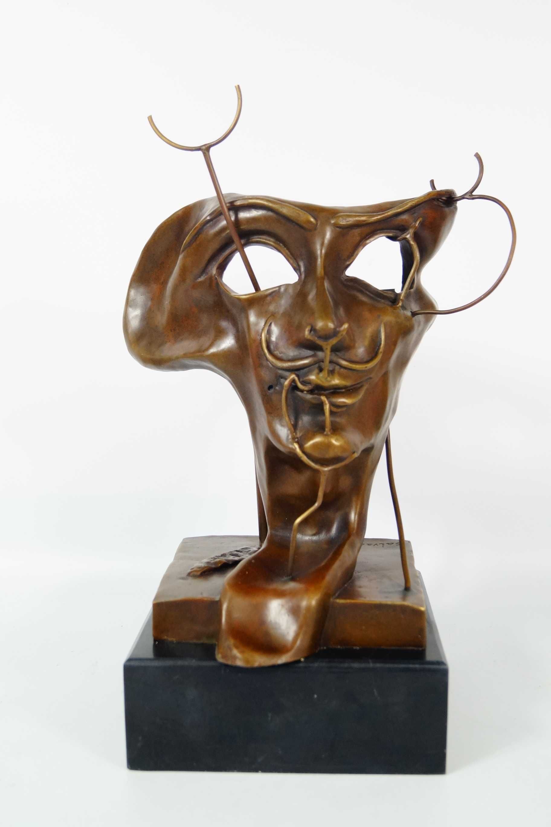 Figura z brązu rzeźba twarz abstrakcja SALVADOR DALI
