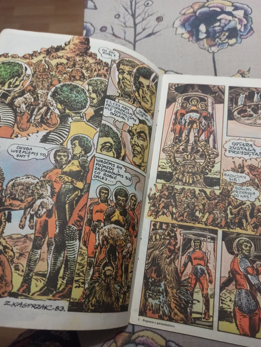 Komiks Bogowie z gwiazdozbioru Aquariusa cz. 1, wyd. 1985