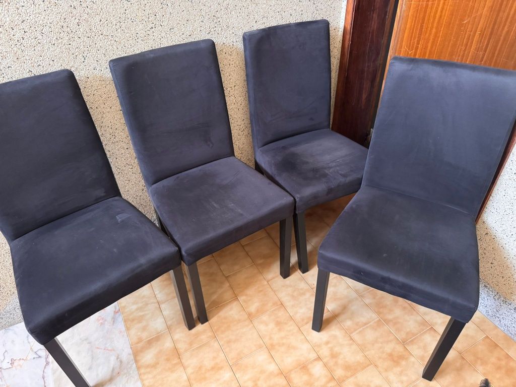 4 Cadeiras Tecido