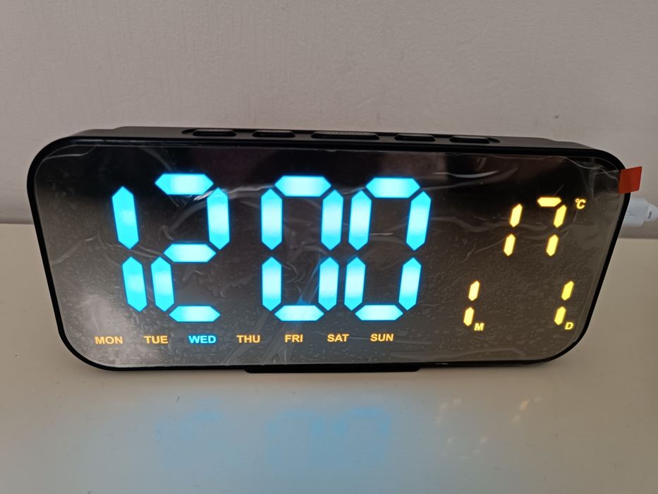 Електронний годинник-будильник JT-2027 з термометром