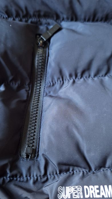 Kurtka zimowa ciemnogranatowa 140/146