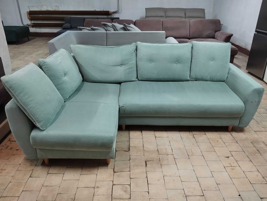 Łóżko miętowe rozkładane, możliwy transport