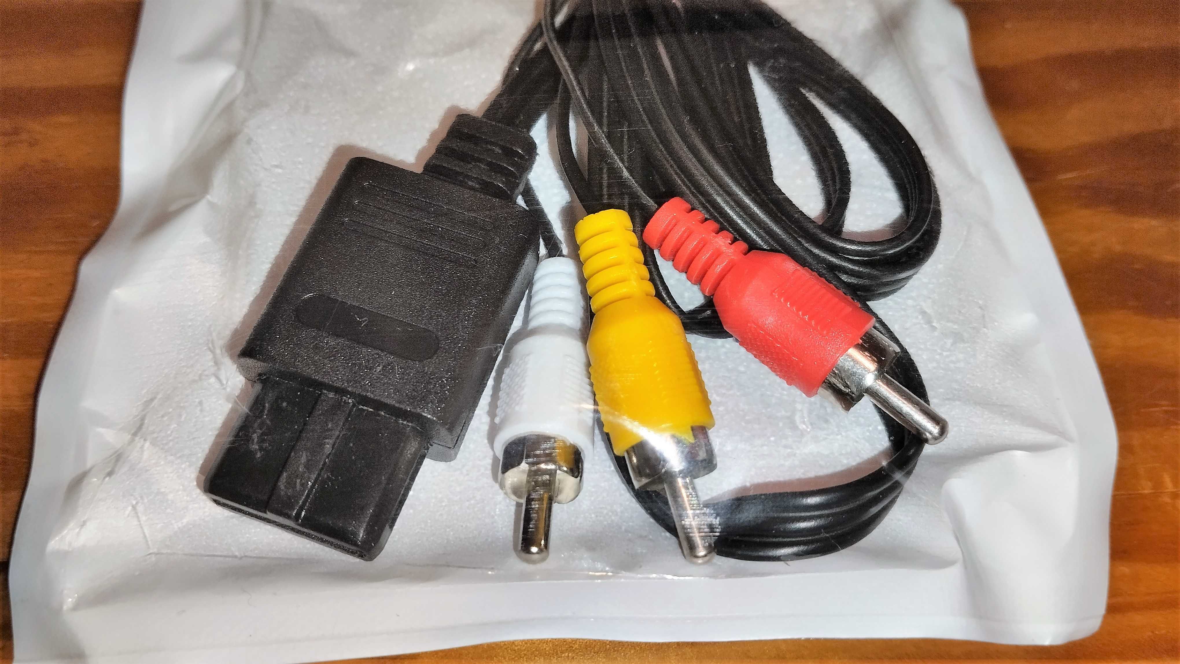 Cabo AV para SNES/ N64/ Gamecube - Novo e Lacrado