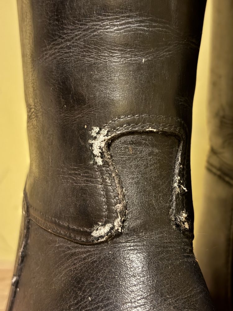 Buty oficerki jeździeckie powojenne z prawidłami rozmiar 38