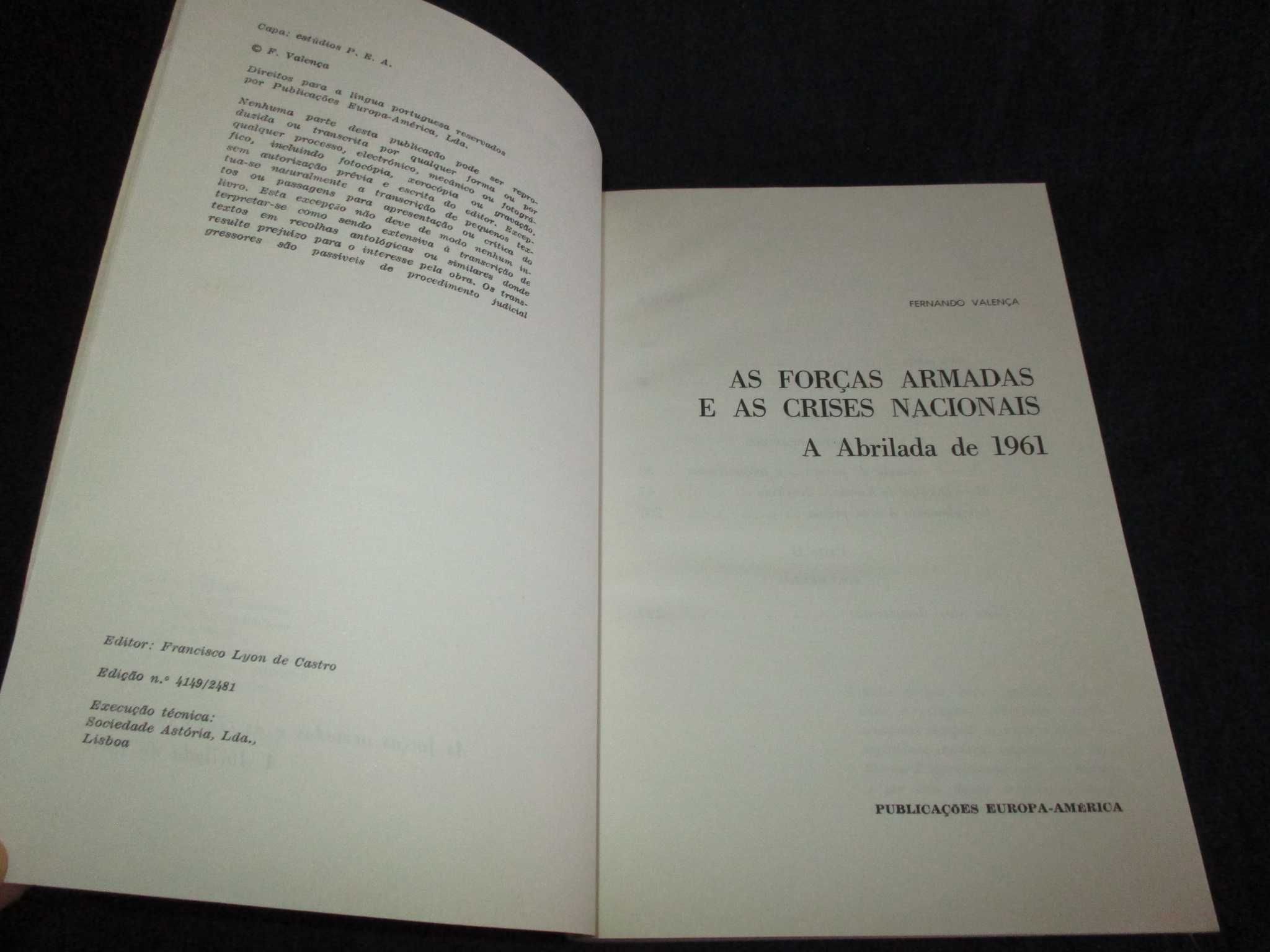 Livro As Forças Armadas e as Crises Nacionais A Abrilada de 1961