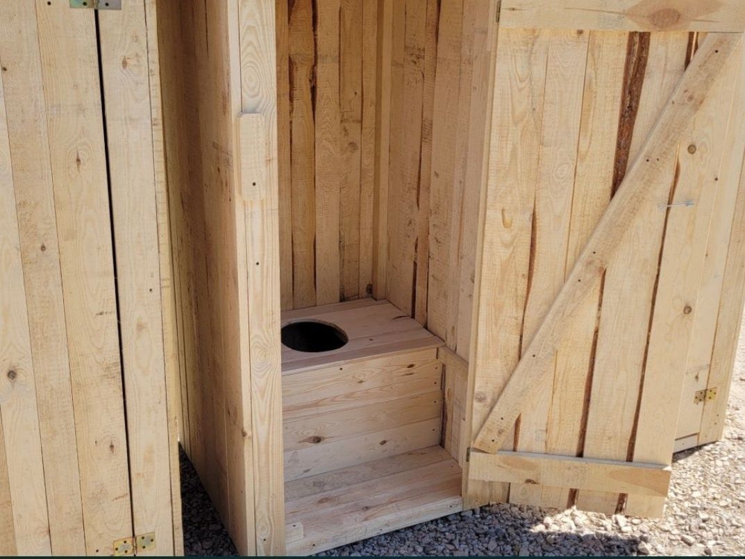 Toaleta drewniana przenośna WC latryna szalet WYCHODEK NA BUDOWE