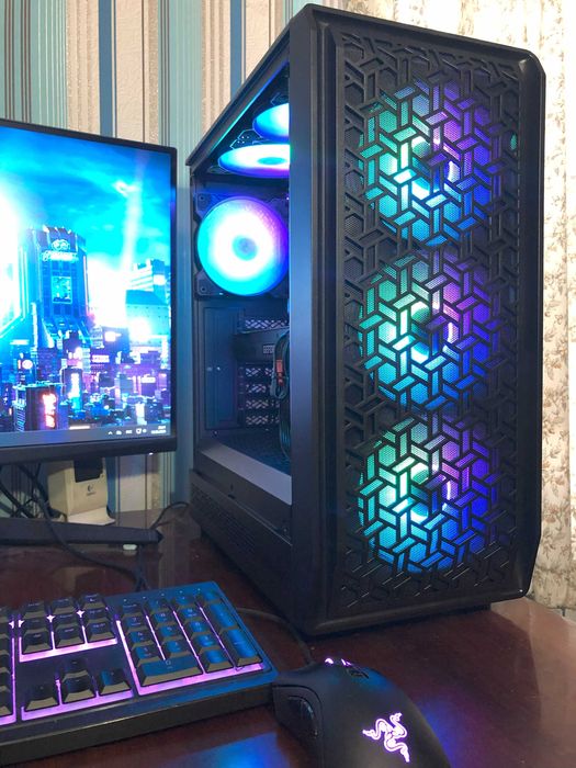 Игровой ПК Intel i7/32Gb/GTX1070/SSD256+1Tb компьютер системный блок