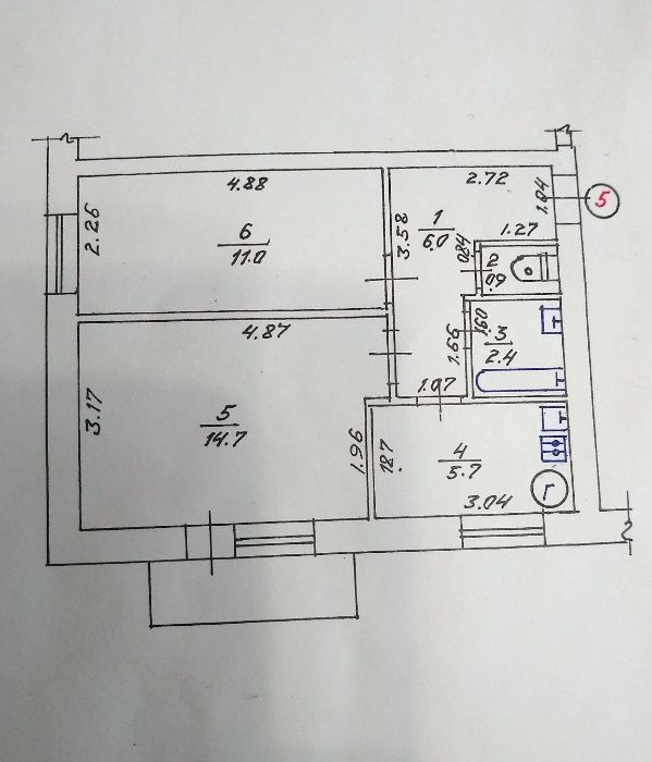 Продам 2х комнатную квартиру