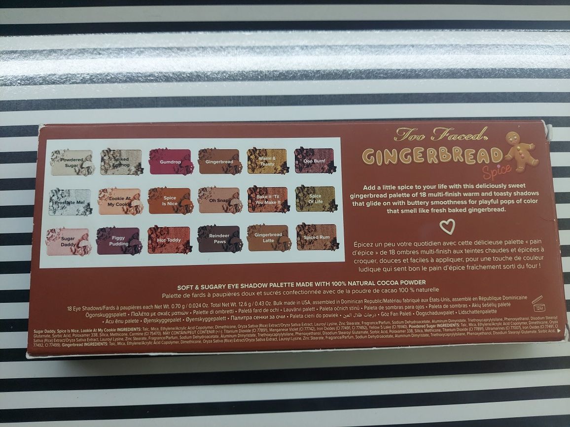 Paleta paletka cieni Too Faced Gingerbread Spice