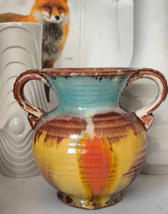 Wazon przedwojenny piękna stara ceramika