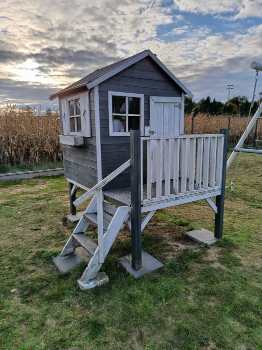 Domek drewniany ogrodowy dla dzieci