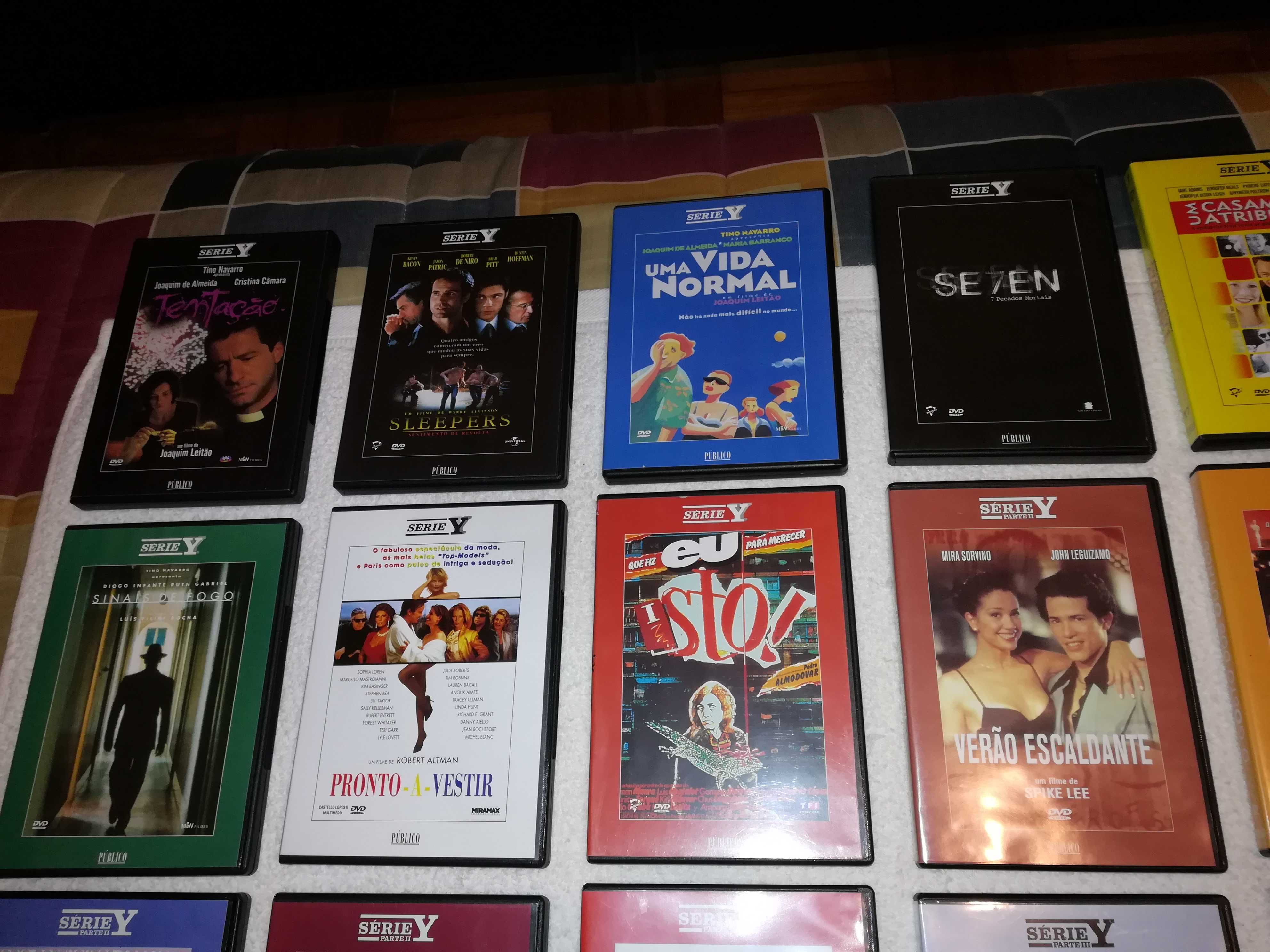 coleção de dvds da série y do jornal o público (diversos números)