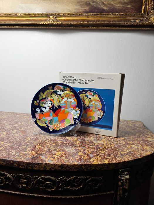 Kolekcjonerski talerz Rosenthal "ALLADYN" Oryginalne pudełko 14 cm