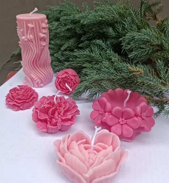 Натуральні свічки ручної роботи