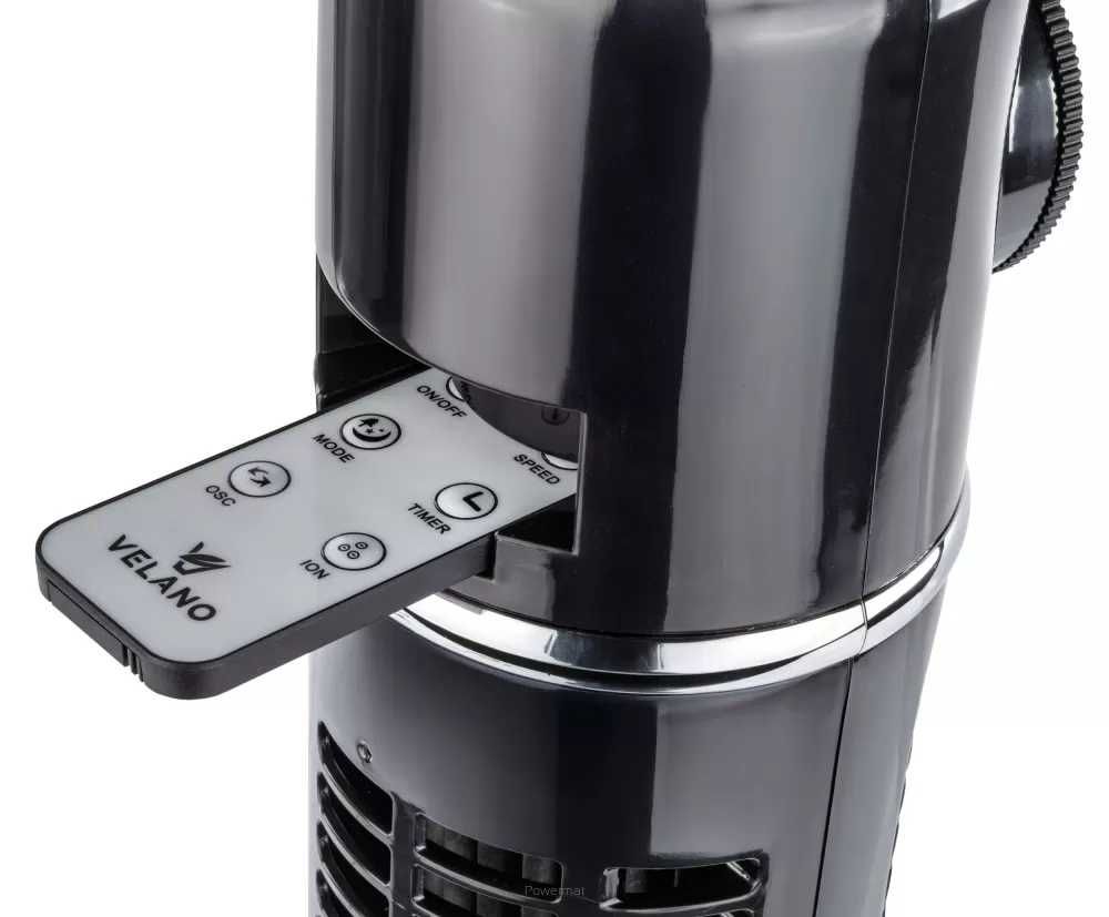 VELANO Wentylator Kolumnowy Podłogowy 50w Timer Led Pilot VELWEK0004