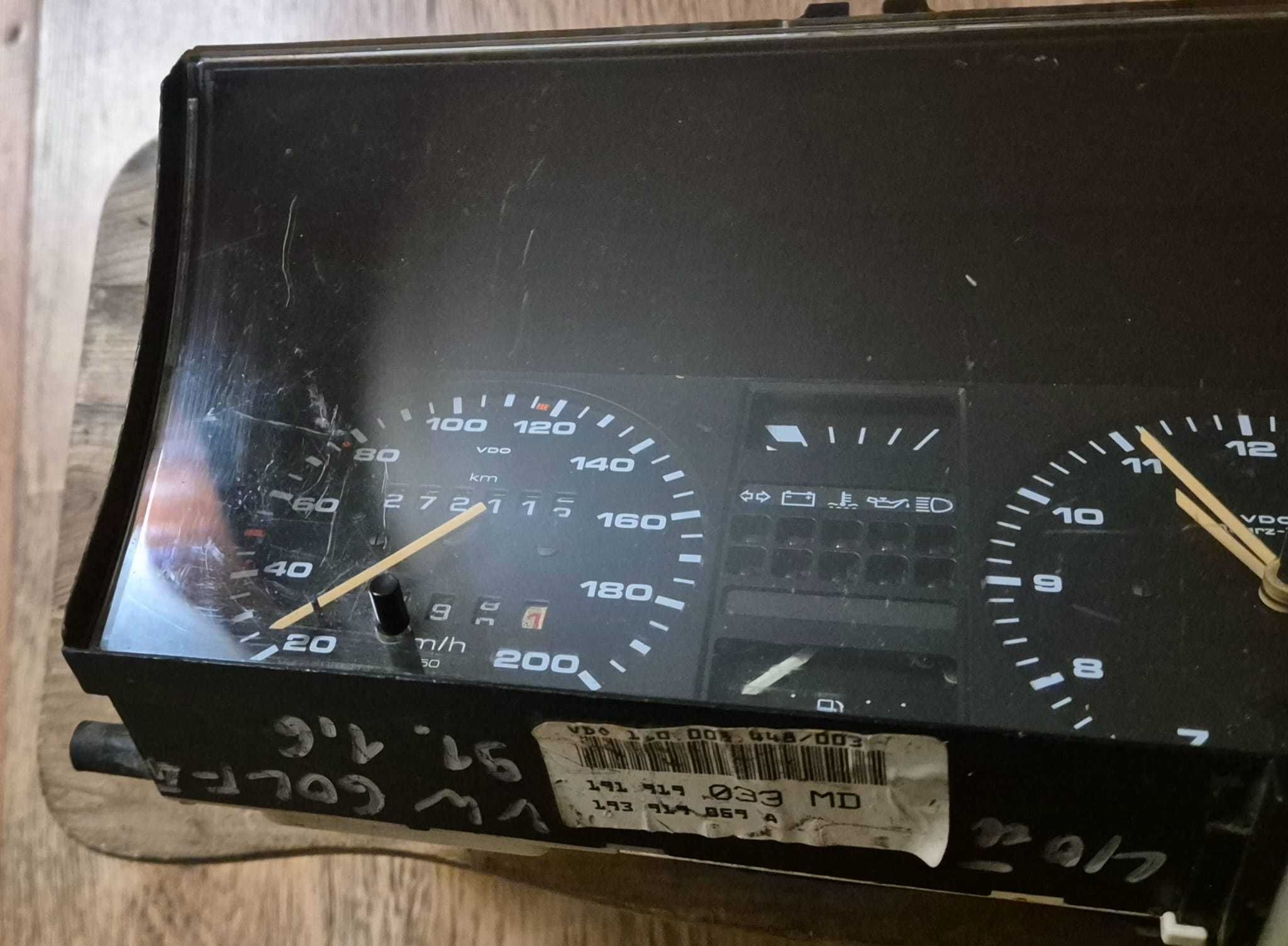 Licznik VW Golf MK2 (83-92r.) 1,6 8V na Linkę Oryginalny VDO