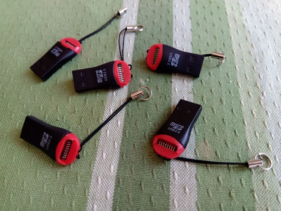 Czytnik Kart Micro SD/SDHC/T-Flash 2.0 - brelok. Super cena!